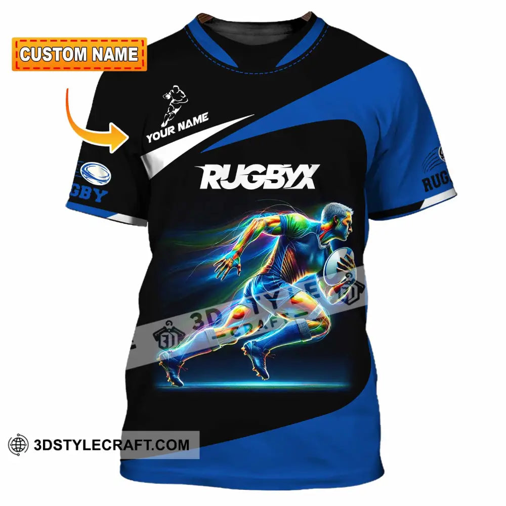 Unisex Shirt - Custom Text Rugby T-Shirt