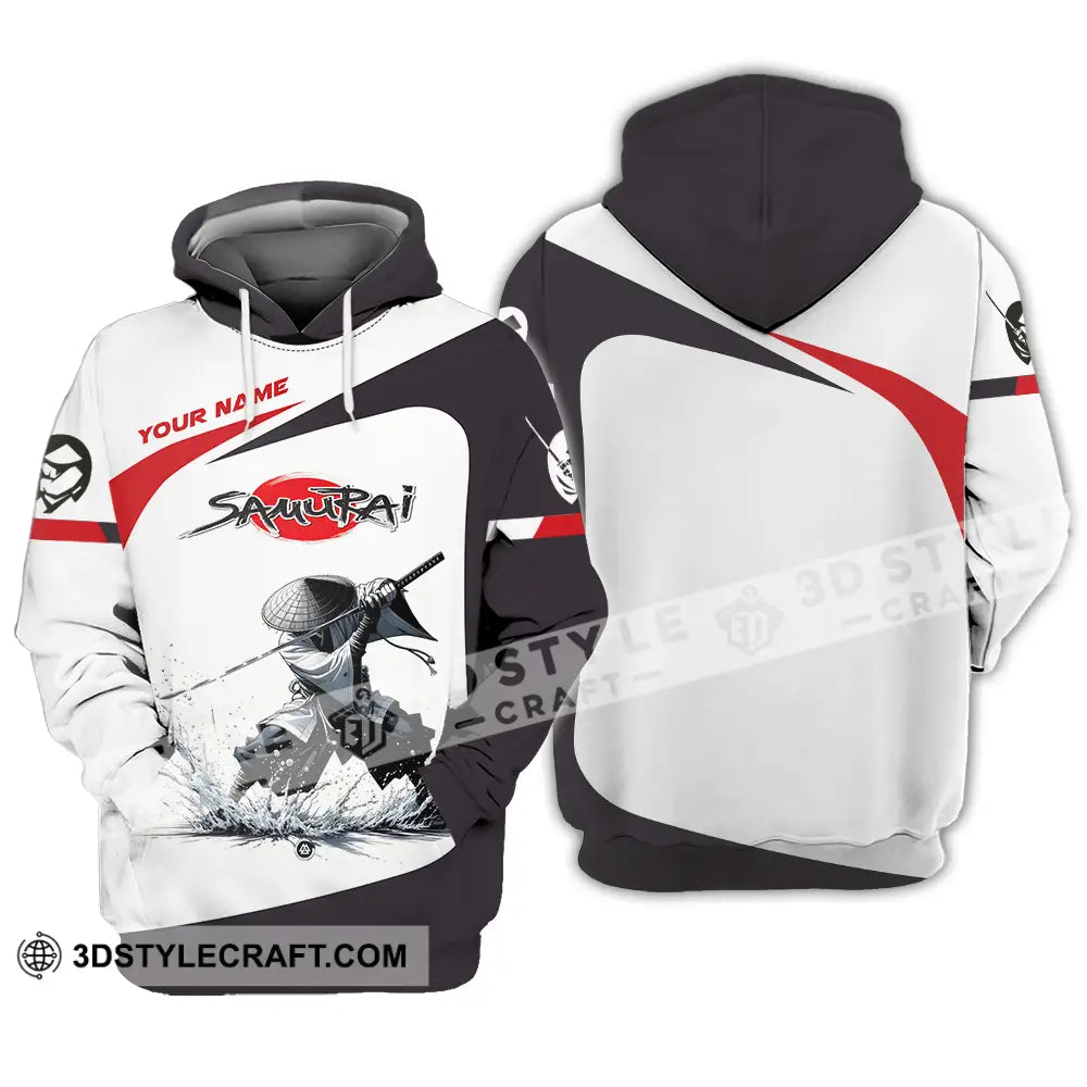 Unisex Shirt - Custom Text Samurai Hoodie / S T-Shirt