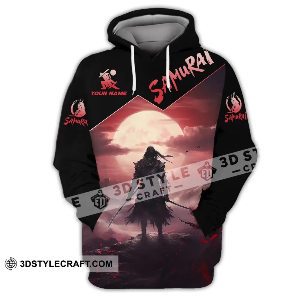 Unisex Shirt - Custom Text Samurai Hoodie / S T-Shirt