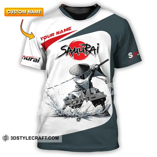 Unisex Shirt - Custom Text Shirt Samurai style option 1
