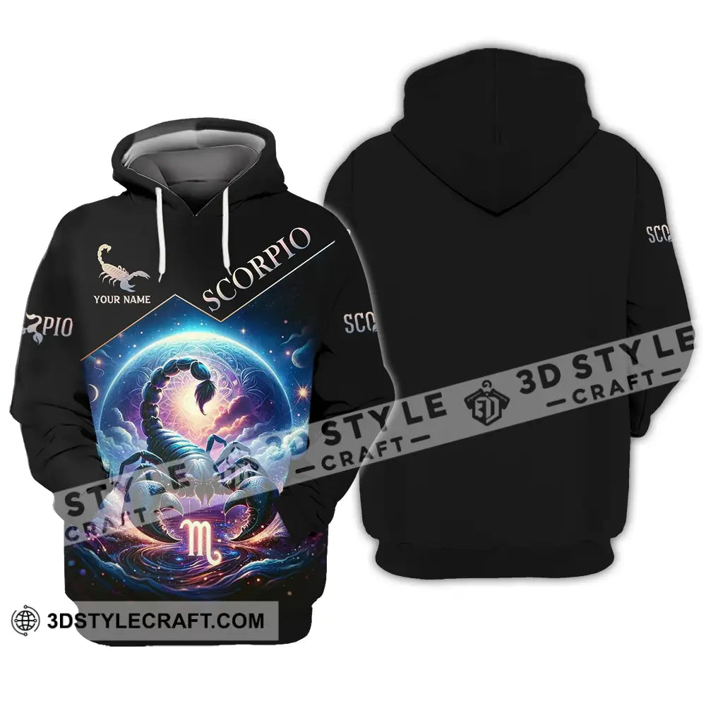 Unisex Shirt - Custom Text Scorpio Hoodie / S T-Shirt