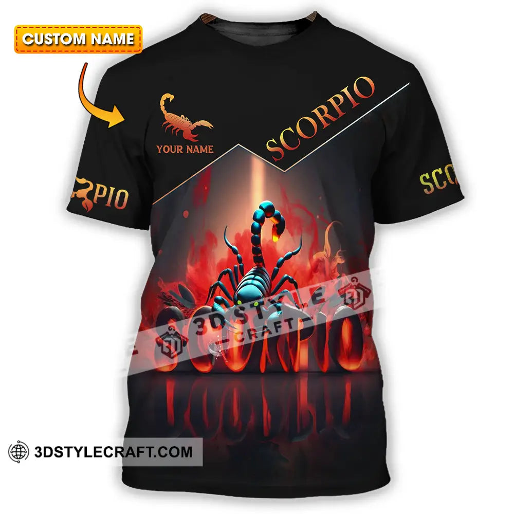 Unisex Shirt - Custom Text Scorpio T-Shirt