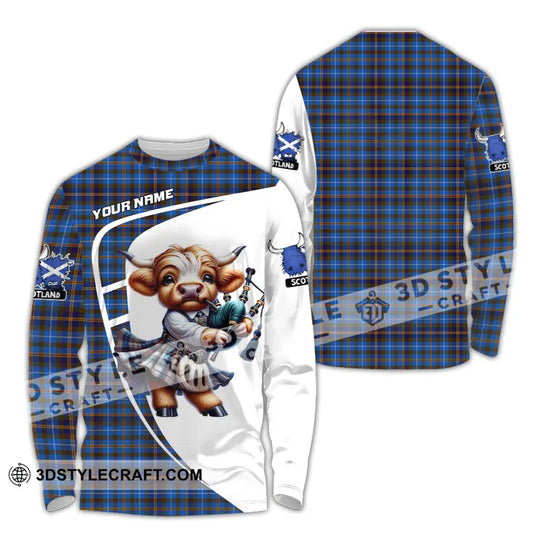 Unisex Shirt - Custom Text Shirt, Scotland Highland Cow Shirt style option 4