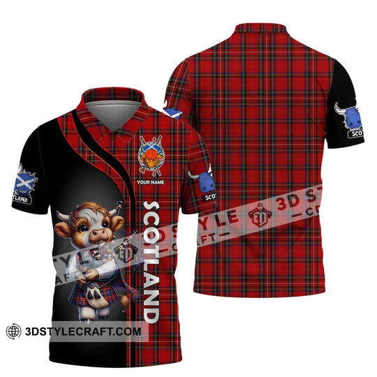 Unisex Shirt - Custom Text Shirt, Scotland Highland Cow Shirt style option 2