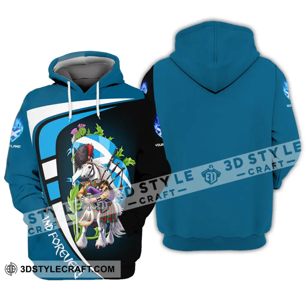 Unisex Shirt - Custom Text Shirt Scotland Shirt Hoodie / S T-shirt