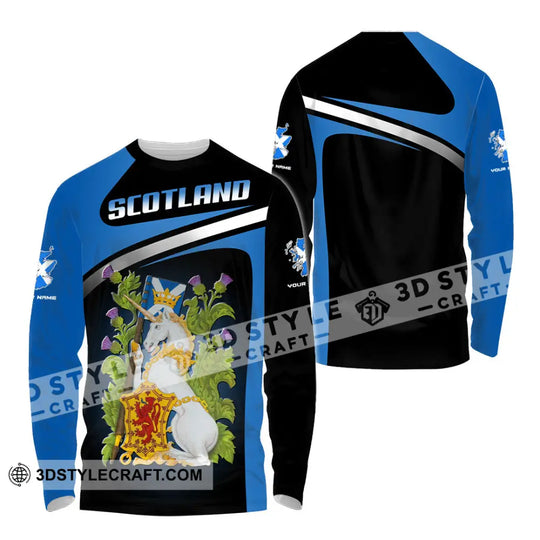 Unisex Shirt - Custom Text Shirt, Scotland Shirt style option 4