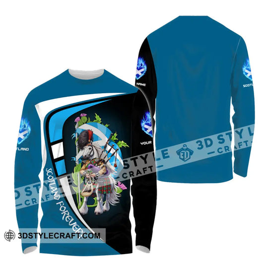 Unisex Shirt - Custom Text Shirt, Scotland Shirt style option 4