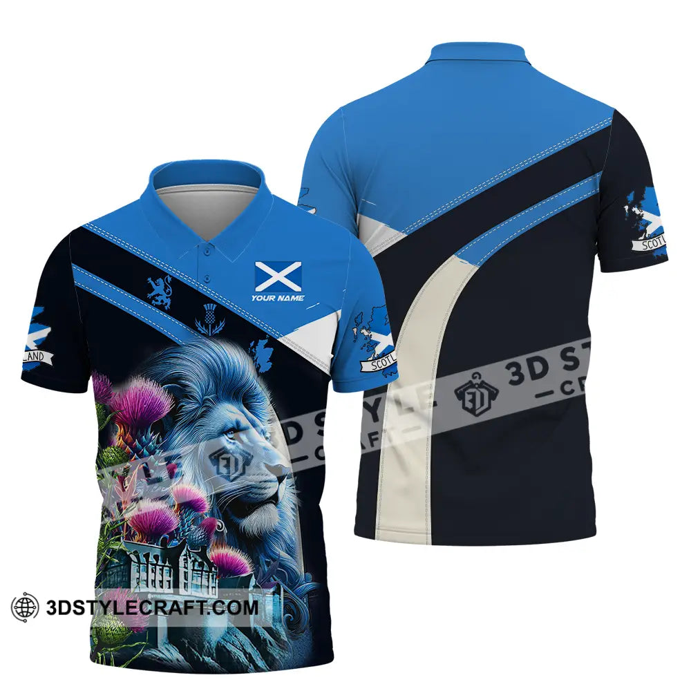 Unisex Shirt - Custom Text Shirt Scotland Shirt Polo Shirt / S T-shirt