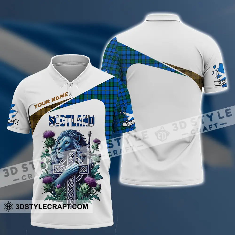 Unisex Shirt - Custom Text Shirt Scotland Shirt Polo Shirt / S T-shirt