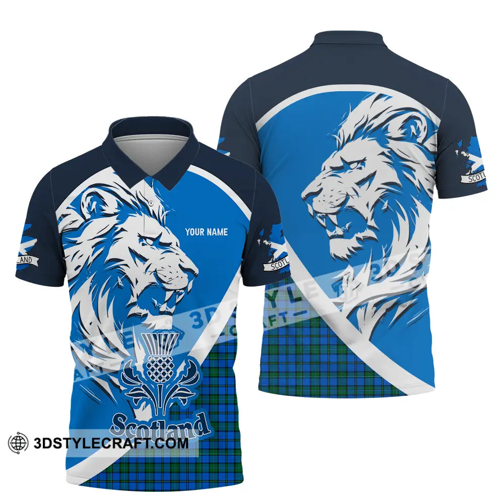 Unisex Shirt - Custom Text Shirt Scotland Shirt Polo Shirt / S T-shirt