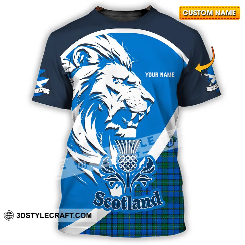 Unisex Shirt - Custom Text Shirt Scotland Shirt T-shirt