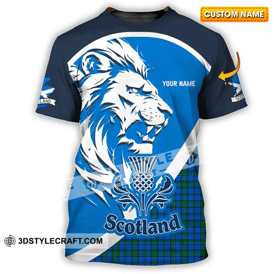 Unisex Shirt - Custom Text Shirt, Scotland Shirt style option 1