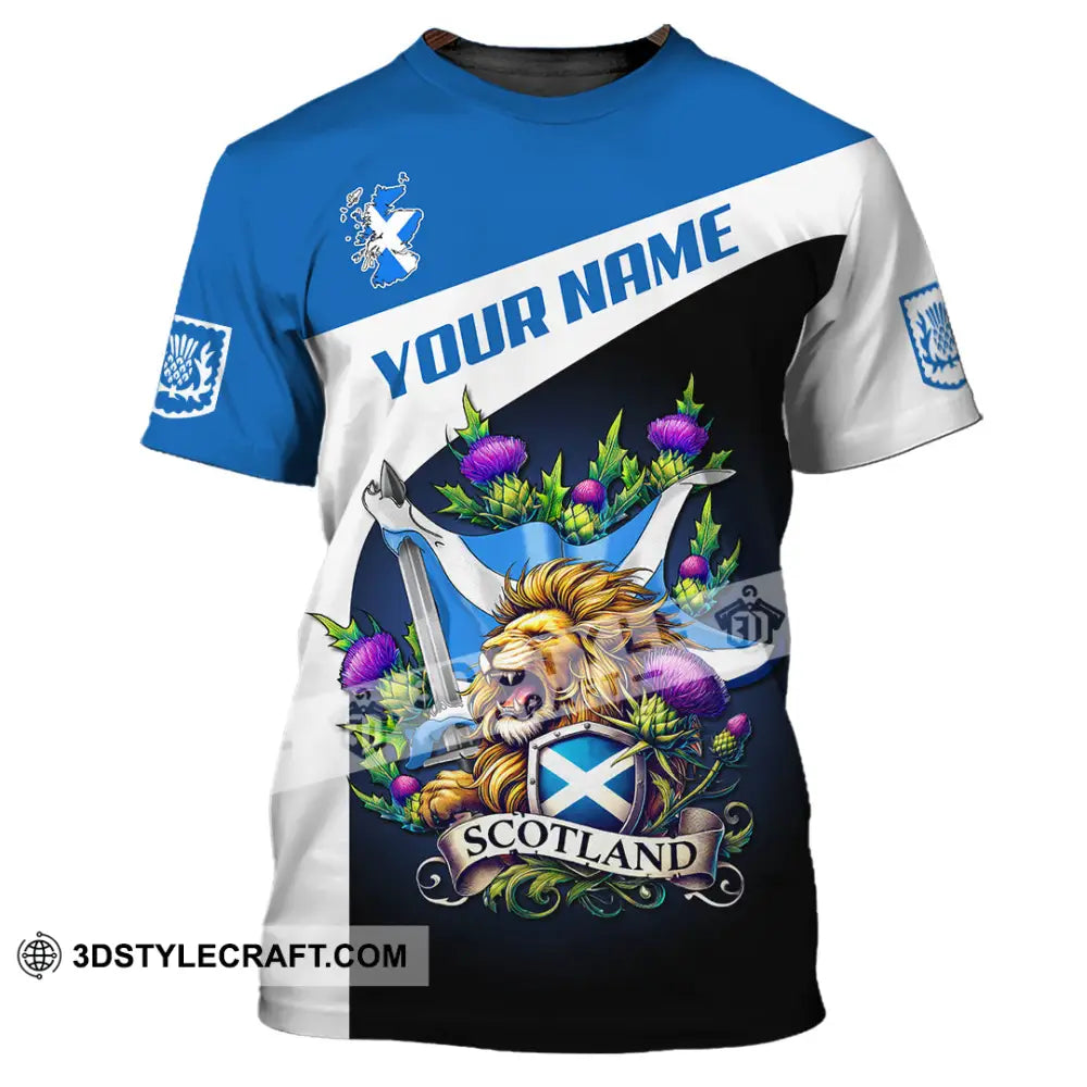 Unisex Shirt - Custom Text Shirt Scotland Shirt T-Shirt / S T-shirt