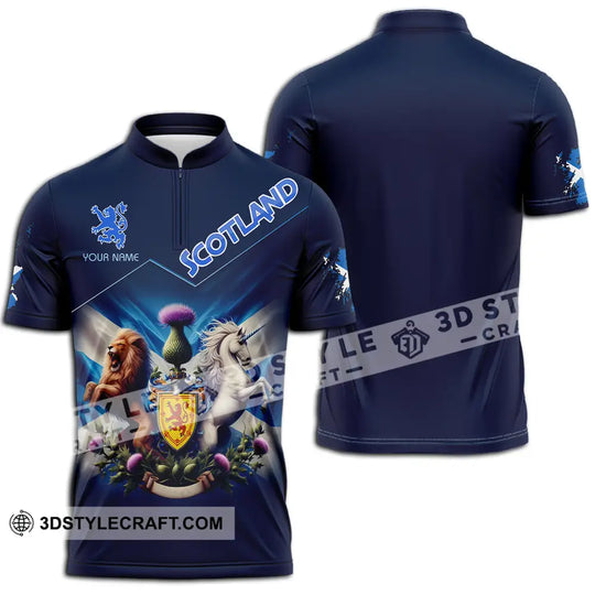 Unisex Shirt - Custom Text Shirt, Scotland Shirt style option 2