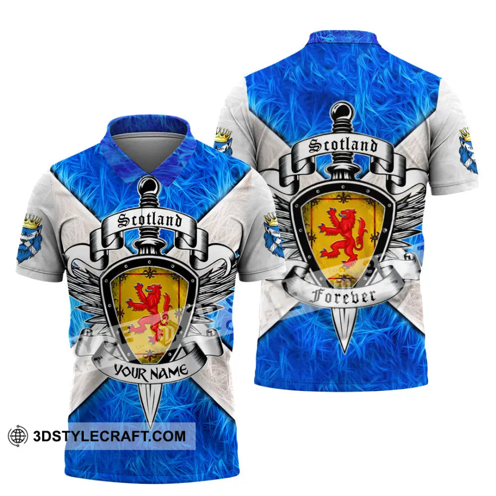 Unisex Shirt - Custom Text Shirt Scottish Shirt Polo Shirt / S T-shirt