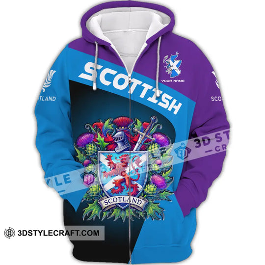 Unisex Shirt - Custom Text Shirt, Scottish Shirt style option 2
