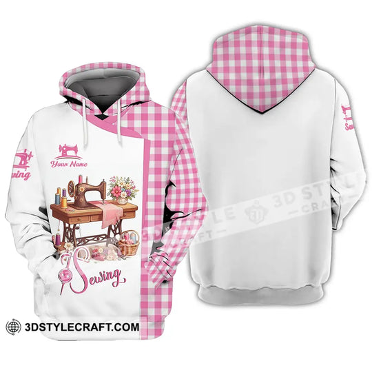 Unisex Shirt - Custom Text Shirt, Sewing Shirt style option 3