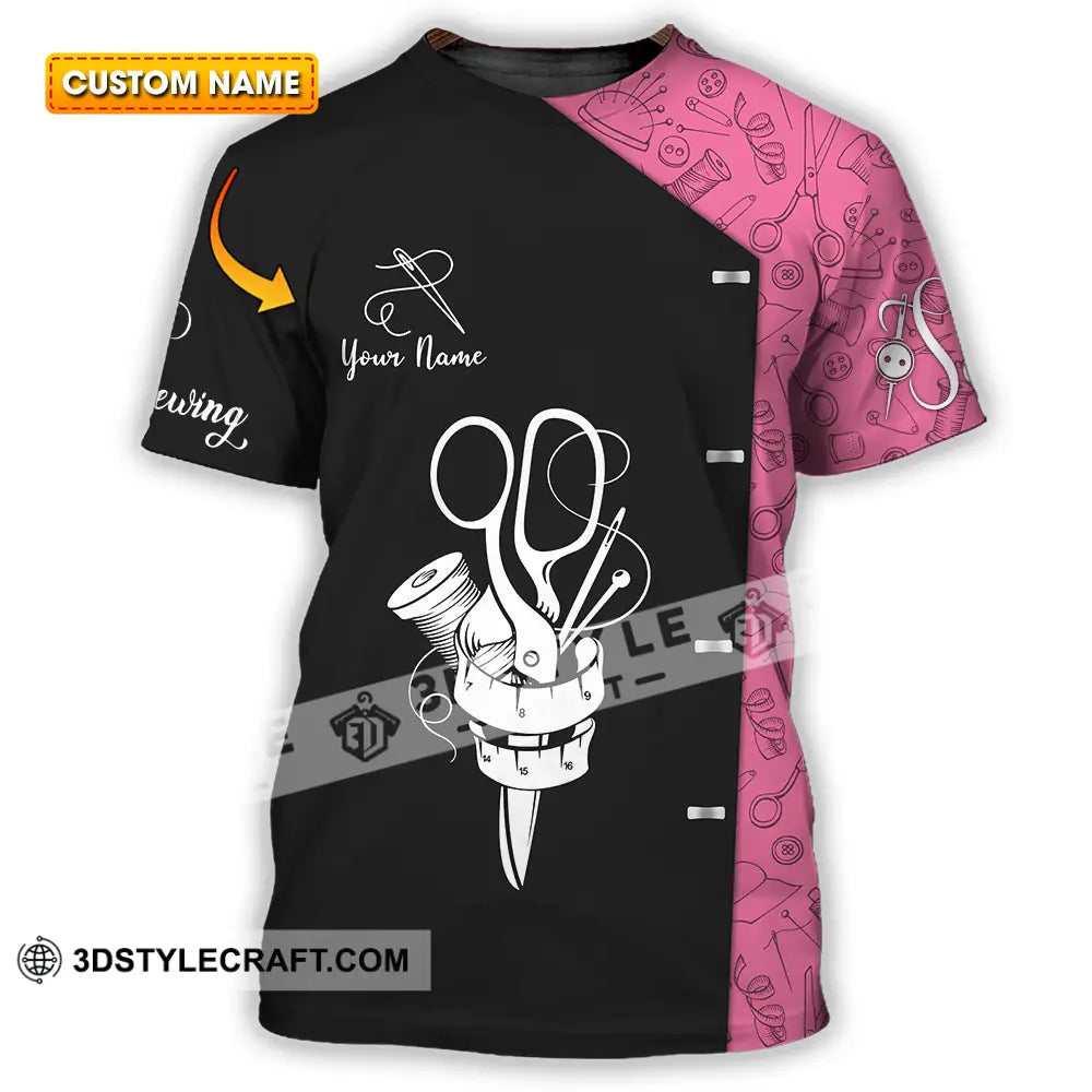 Unisex Shirt - Custom Text Shirt Sewing Shirt T-shirt