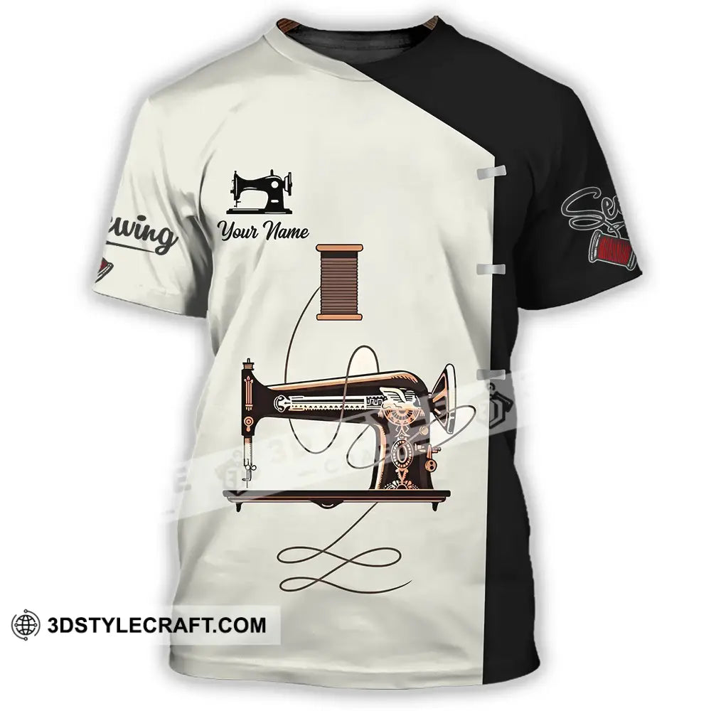 Unisex Shirt - Custom Text Shirt Sewing Shirt T-Shirt / S T-shirt