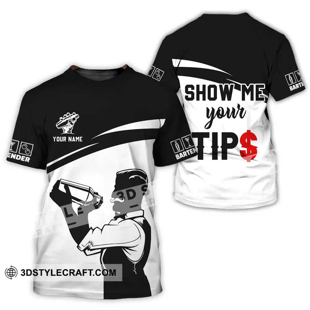 Unisex Shirt - Custom Text Shirt Show Me Your Tips Shirt T-Shirt / S T-shirt