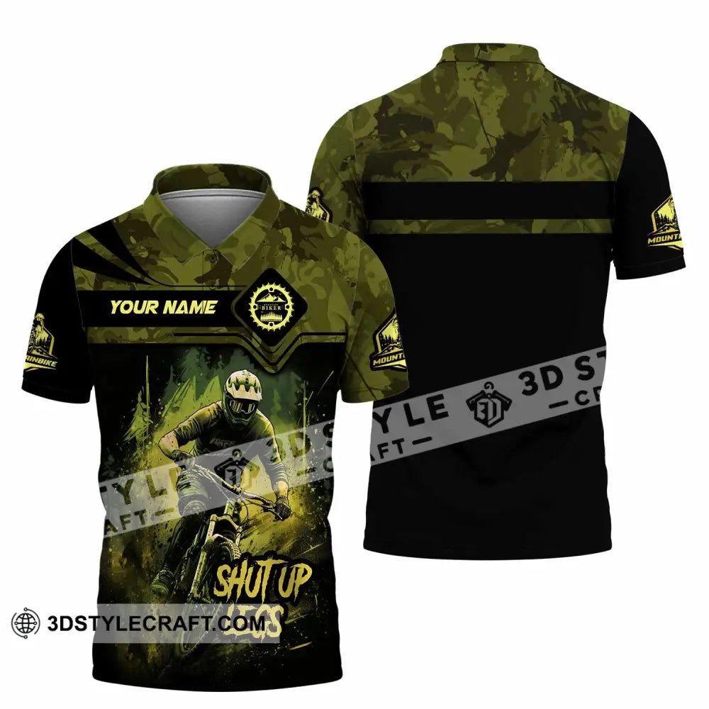 Unisex Shirt - Custom Text Shirt Shut Up Legs Polo Shirt / S T-shirt