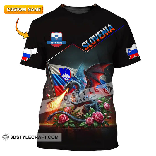 Unisex Shirt - Custom Text Slovenia T-Shirt