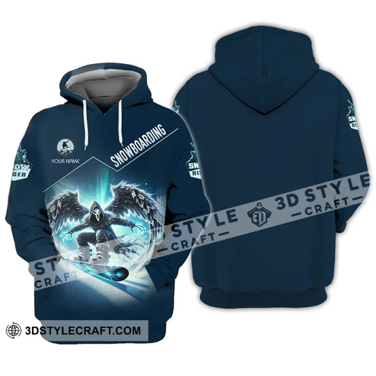 Unisex Shirt - Custom Text Shirt Snow Boarding style option 3