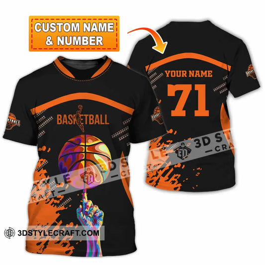 Unisex Shirt - Custom Text Sport Basketball T-Shirt