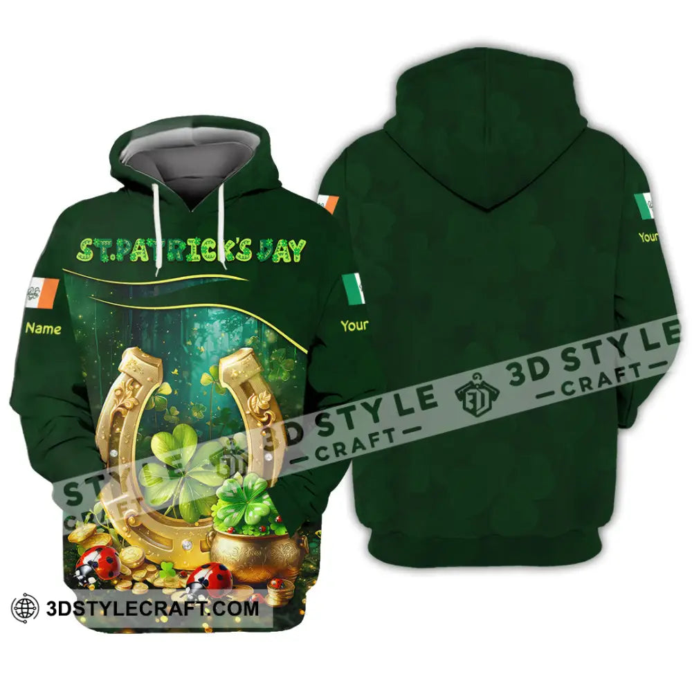 Unisex Shirt - Custom Text St.patrick’s Day Hoodie / S T-Shirt