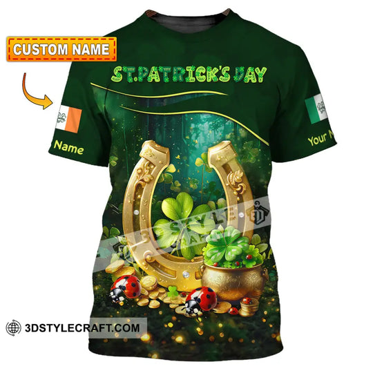 Unisex Shirt - Custom Text Shirt ST.Patrick's Day style option 1