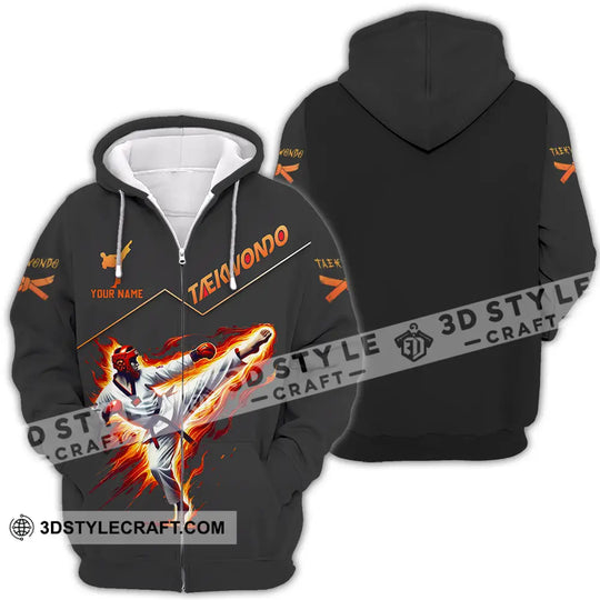 Unisex Shirt - Custom Text Shirt Taekwondo style option 4