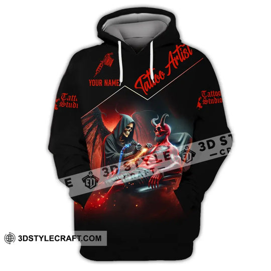 Unisex Shirt - Custom Text Shirt Tattoo Artist style option 2