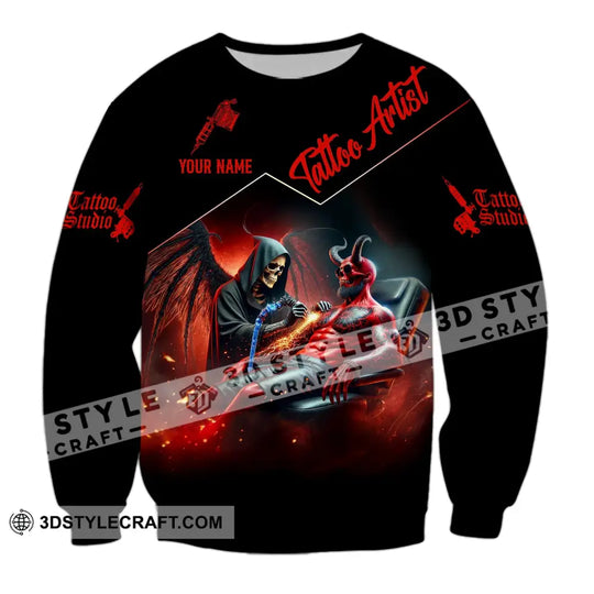 Unisex Shirt - Custom Text Shirt Tattoo Artist style option 4