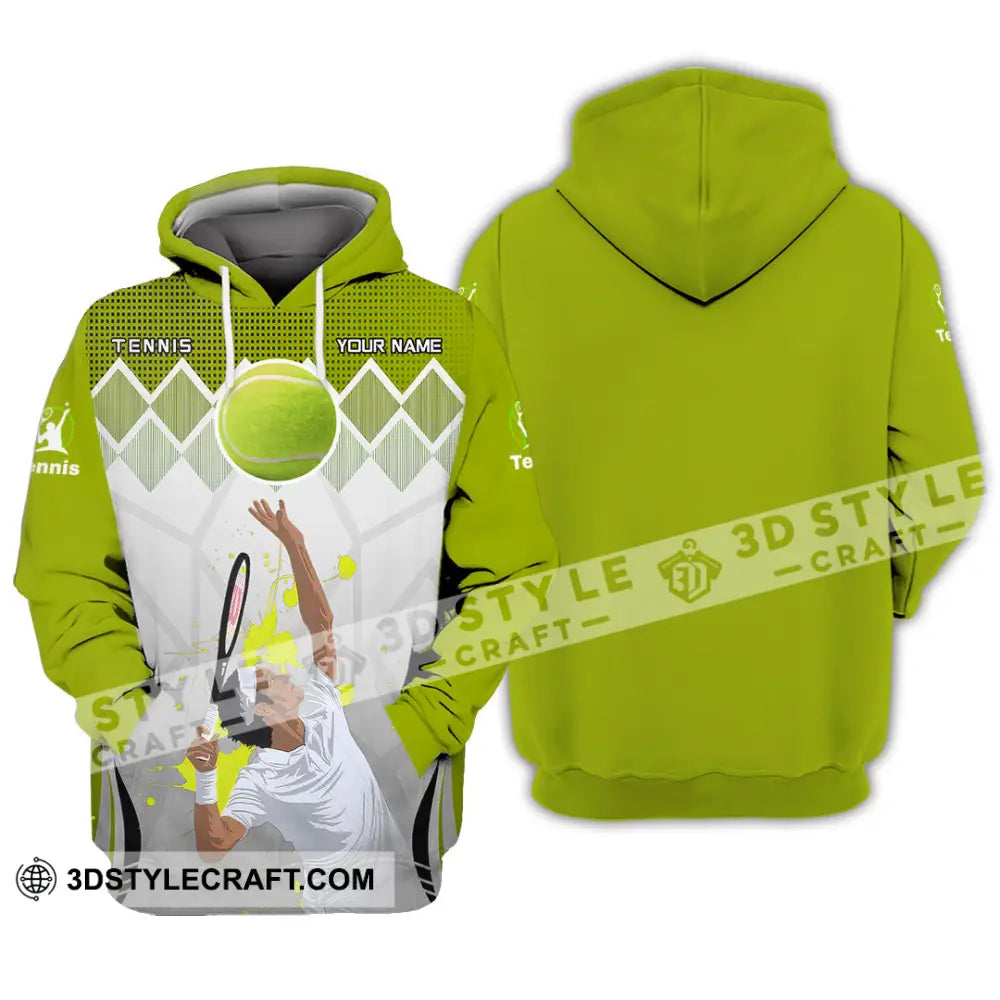 Unisex Shirt - Custom Text Shirt Tennis Hoodie / S T-shirt