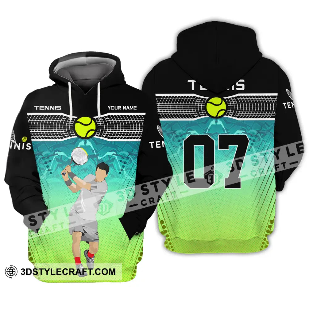 Unisex Shirt - Custom Text Shirt Tennis Shirt Hoodie / S T-shirt