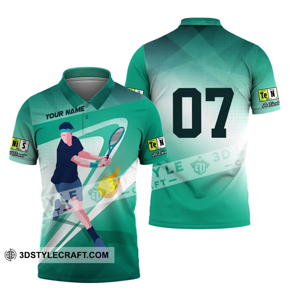 Unisex Shirt - Custom Text Shirt Tennis Shirt Polo Shirt / S T-shirt