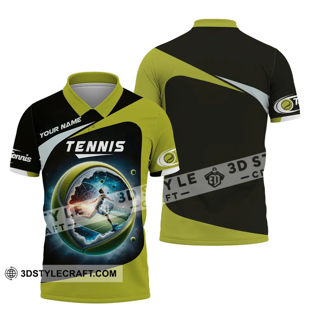 Unisex Shirt - Custom Text Shirt Tennis Shirt Polo Shirt / S T-shirt