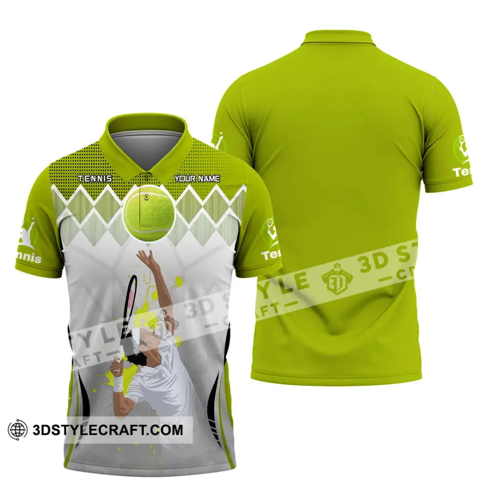 Unisex Shirt - Custom Text Shirt Tennis Polo Shirt / S T-shirt