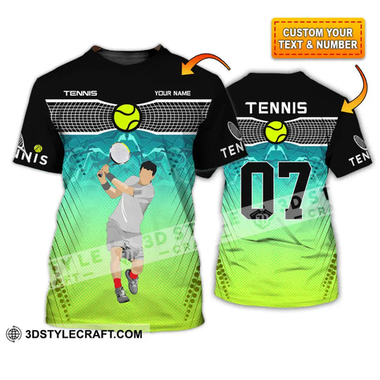 Unisex Shirt - Custom Text Shirt, Tennis Shirt style option 1