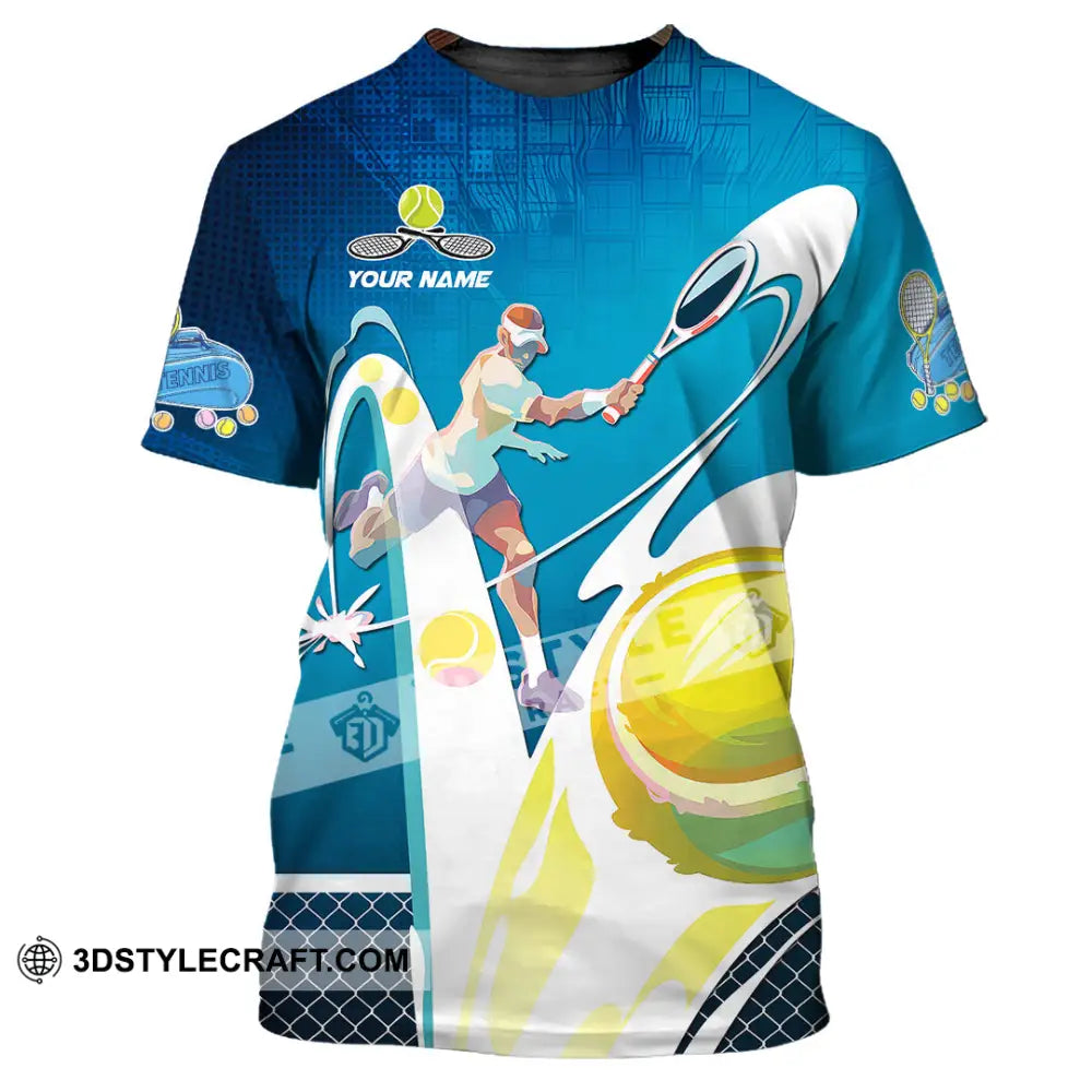 Unisex Shirt - Custom Text Shirt Tennis Shirt T-Shirt / S T-shirt