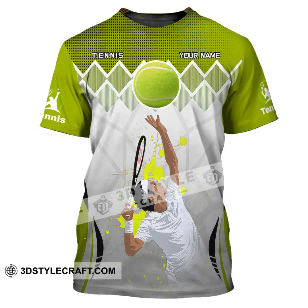 Unisex Shirt - Custom Text Shirt Tennis T-Shirt / S T-shirt