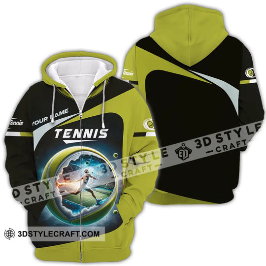 Unisex Shirt - Custom Text Shirt, Tennis Shirt style option 4
