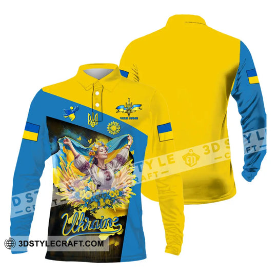 Unisex Shirt - Custom Text Shirt, Ukraine Shirt style option 3