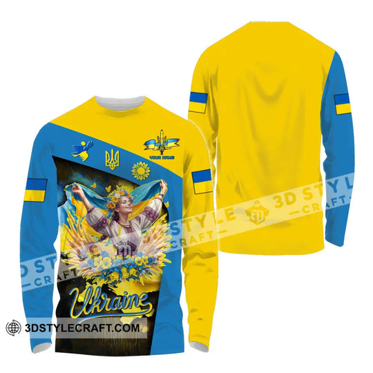 Unisex Shirt - Custom Text Shirt, Ukraine Shirt style option 4