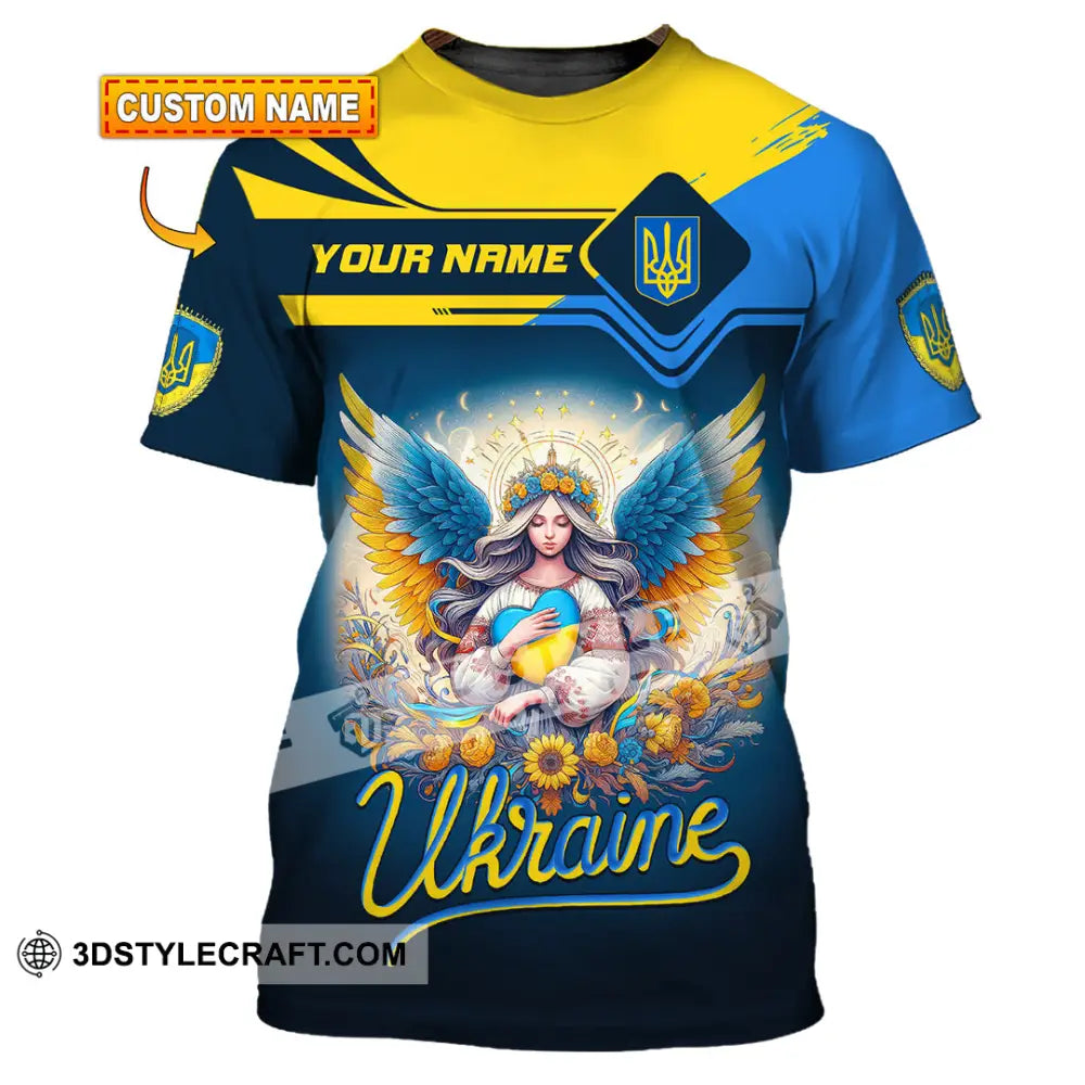 Unisex Shirt - Custom Text Shirt Ukraine Shirt T-shirt