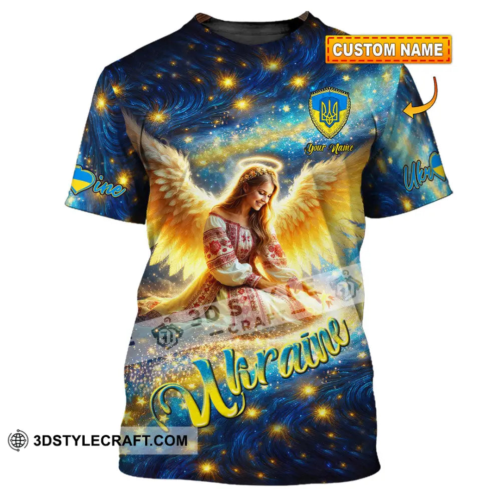 Unisex Shirt - Custom Text Shirt Ukraine Shirt T-shirt