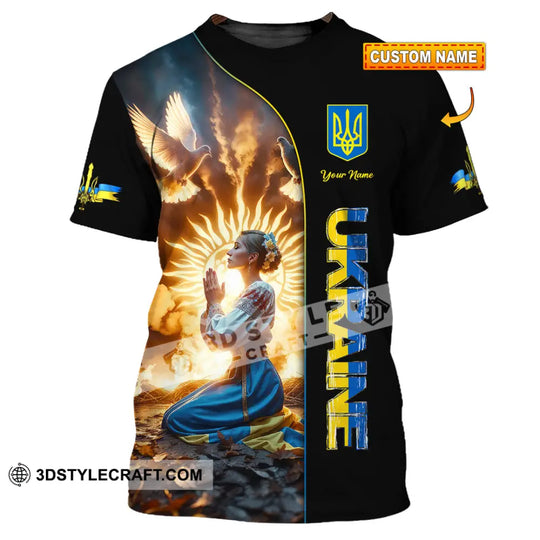Unisex Shirt - Custom Text Shirt, Ukraine Shirt style option 1