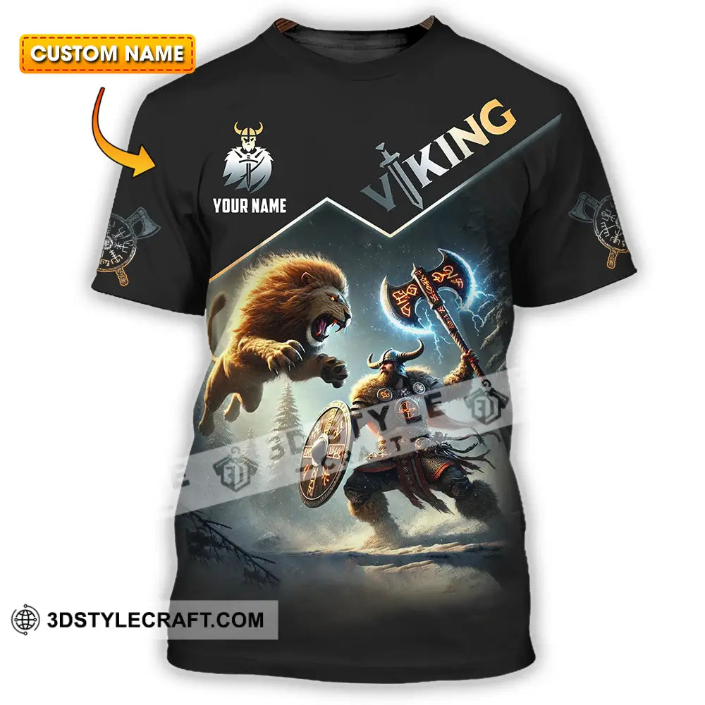 Unisex Shirt - Custom Text Viking T-Shirt