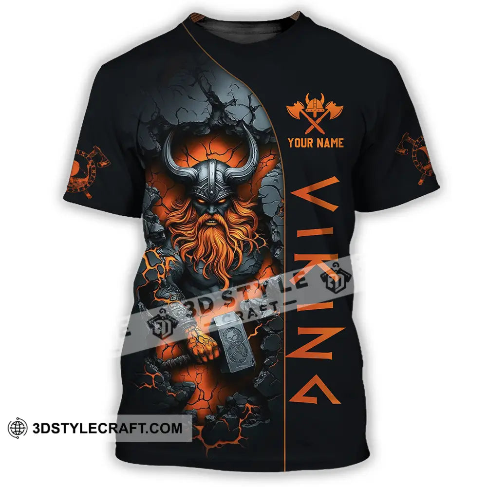 Unisex Shirt - Custom Text Viking T-Shirt / S T-Shirt