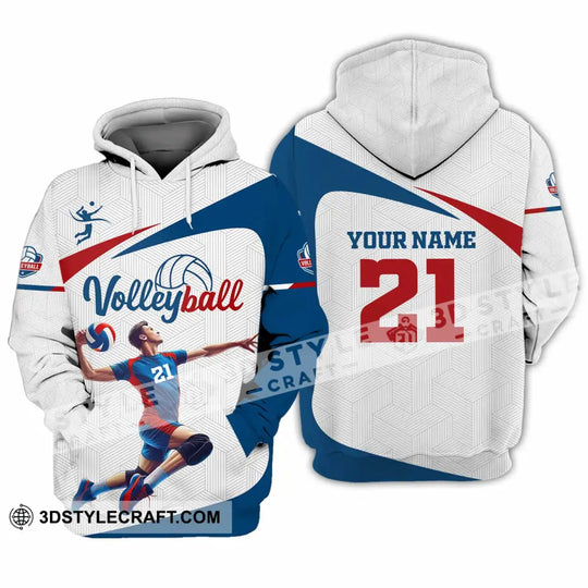 Unisex Shirt - Custom Text Shirt, Volleyball Shirt style option 4